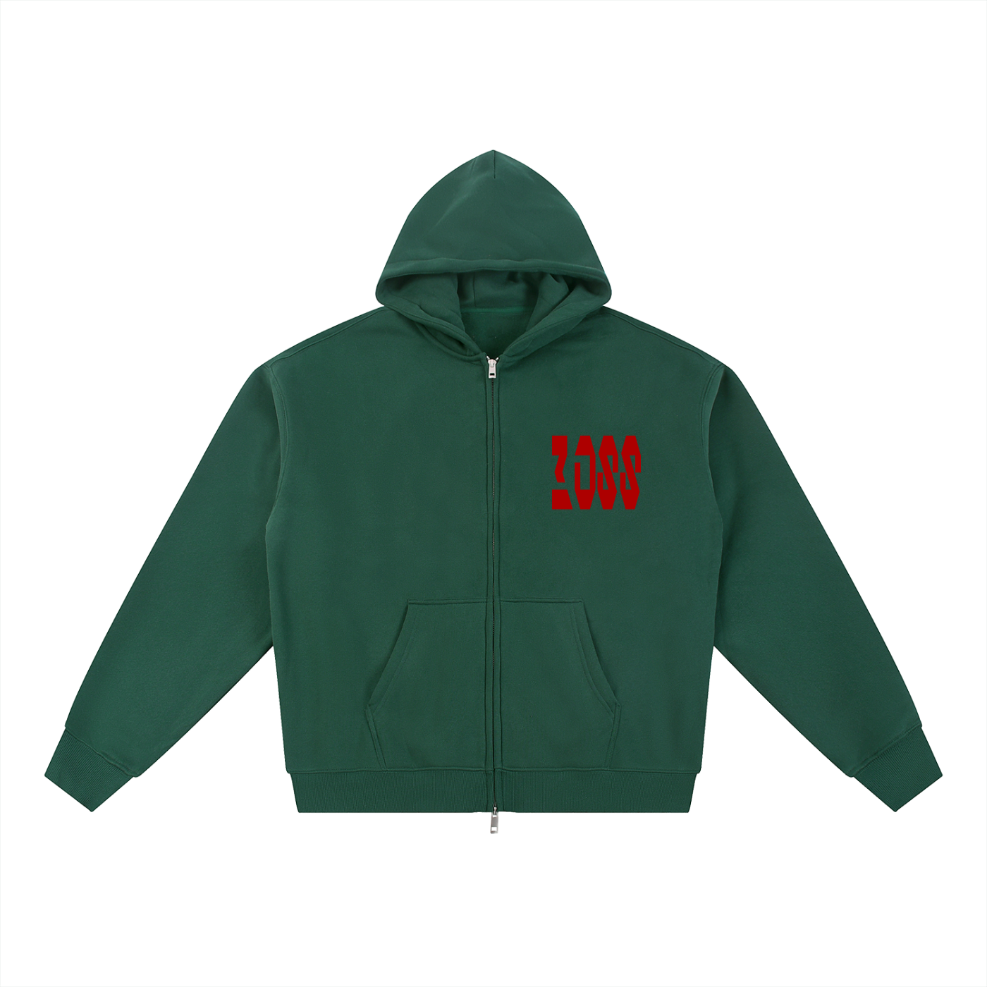 Essential Fleece Zip-Through Hoodie
