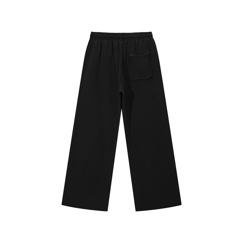 Snow Washed Raw Edge Sweatpants - ACE