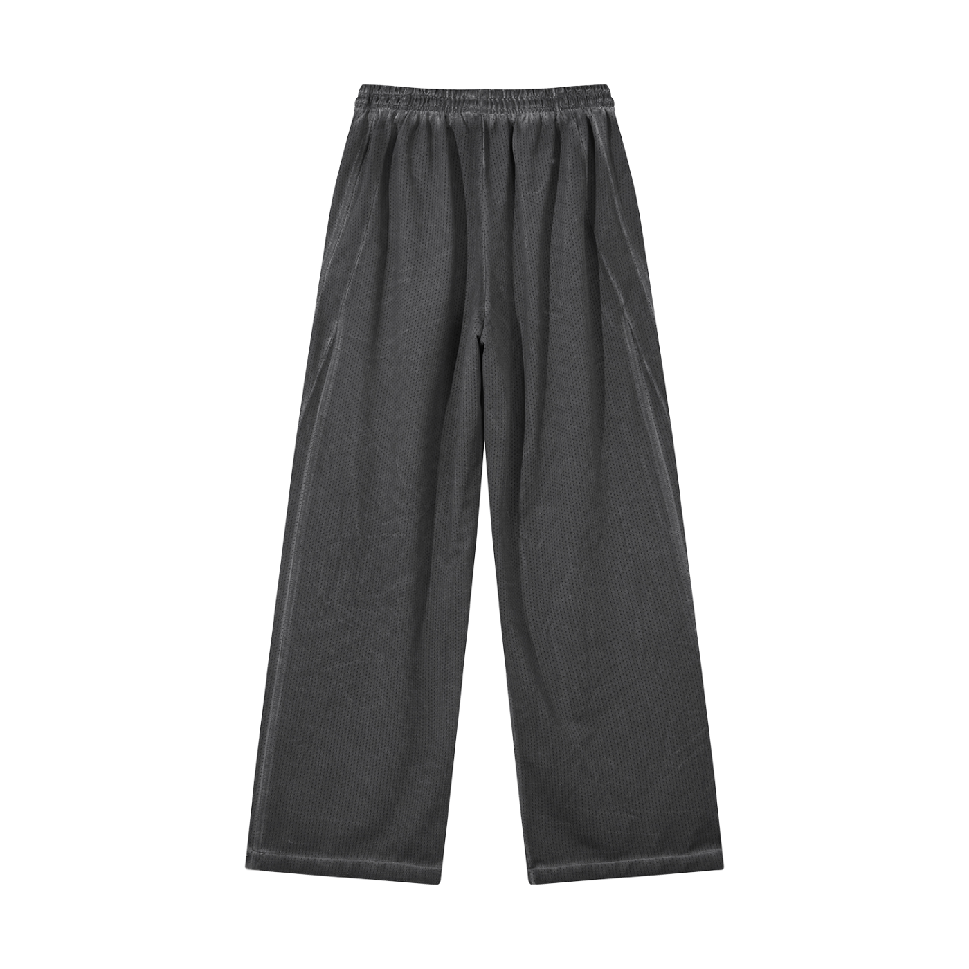 Unisex Vintage Wash Wide Leg Mesh Sweatpants - ACE