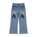 Women’s Vintage Wash Wide Leg Jeans