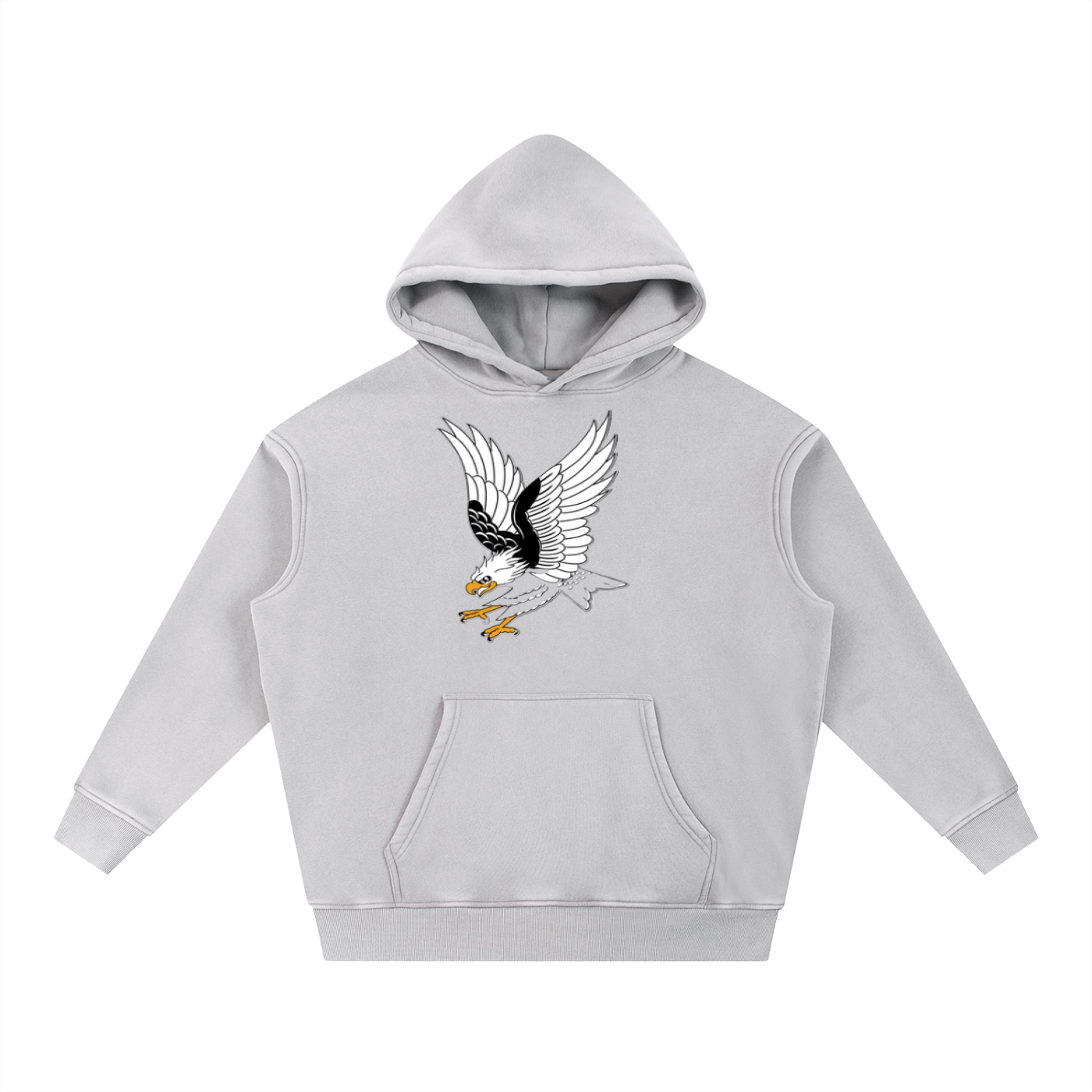Snow Wash Fleece Oversize Hoodie