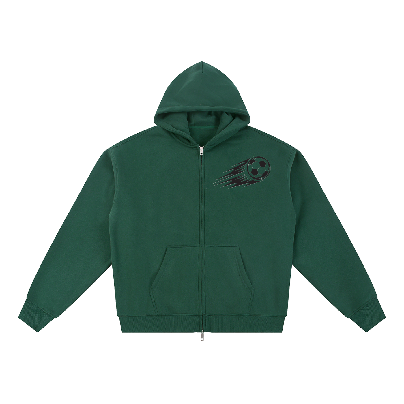 Essential Fleece Zip-Through Hoodie