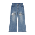 Women’s Vintage Wash Wide Leg Jeans