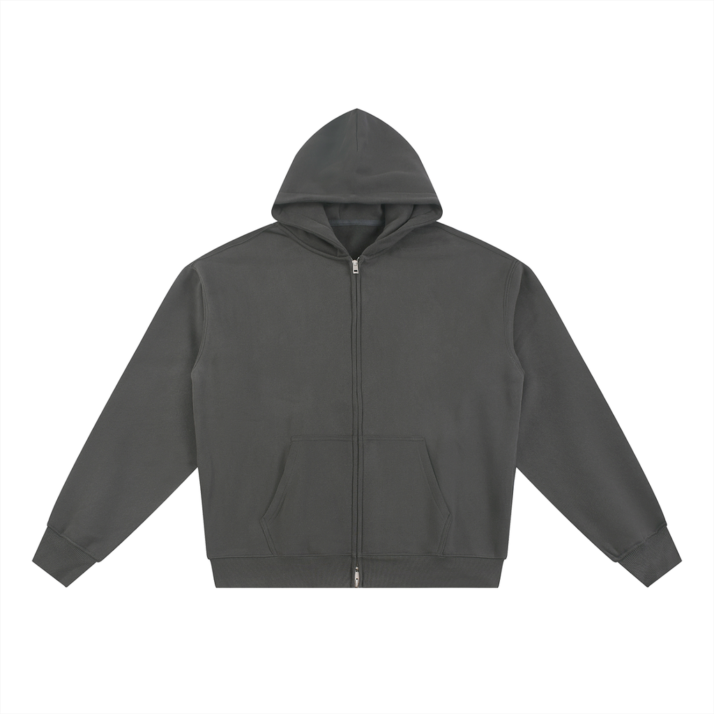 Essential Fleece Zip-Through Hoodie