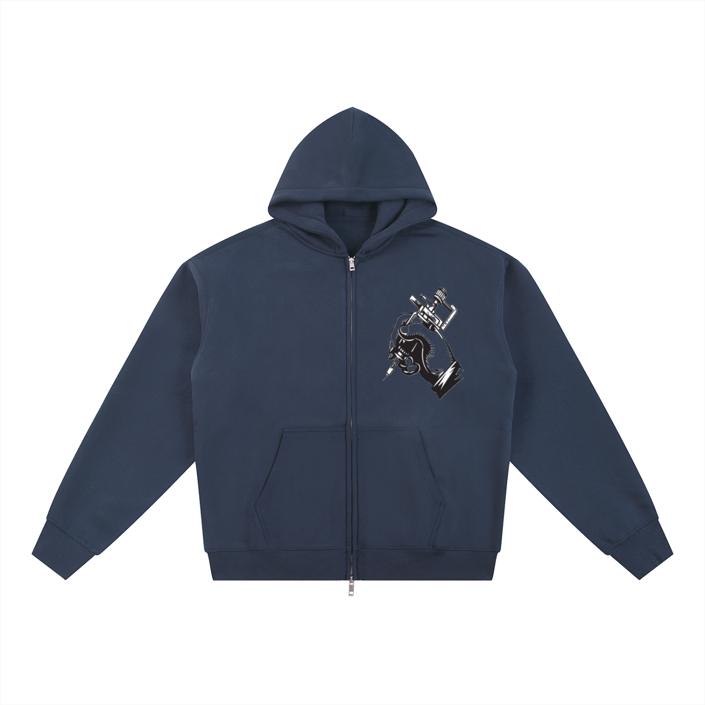 Essential Fleece Zip-Through Hoodie