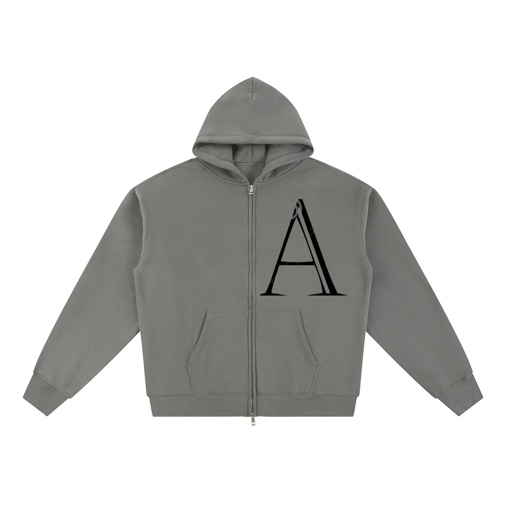 Essential Fleece Zip-Through Hoodie