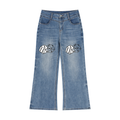 Women’s Vintage Wash Wide Leg Jeans