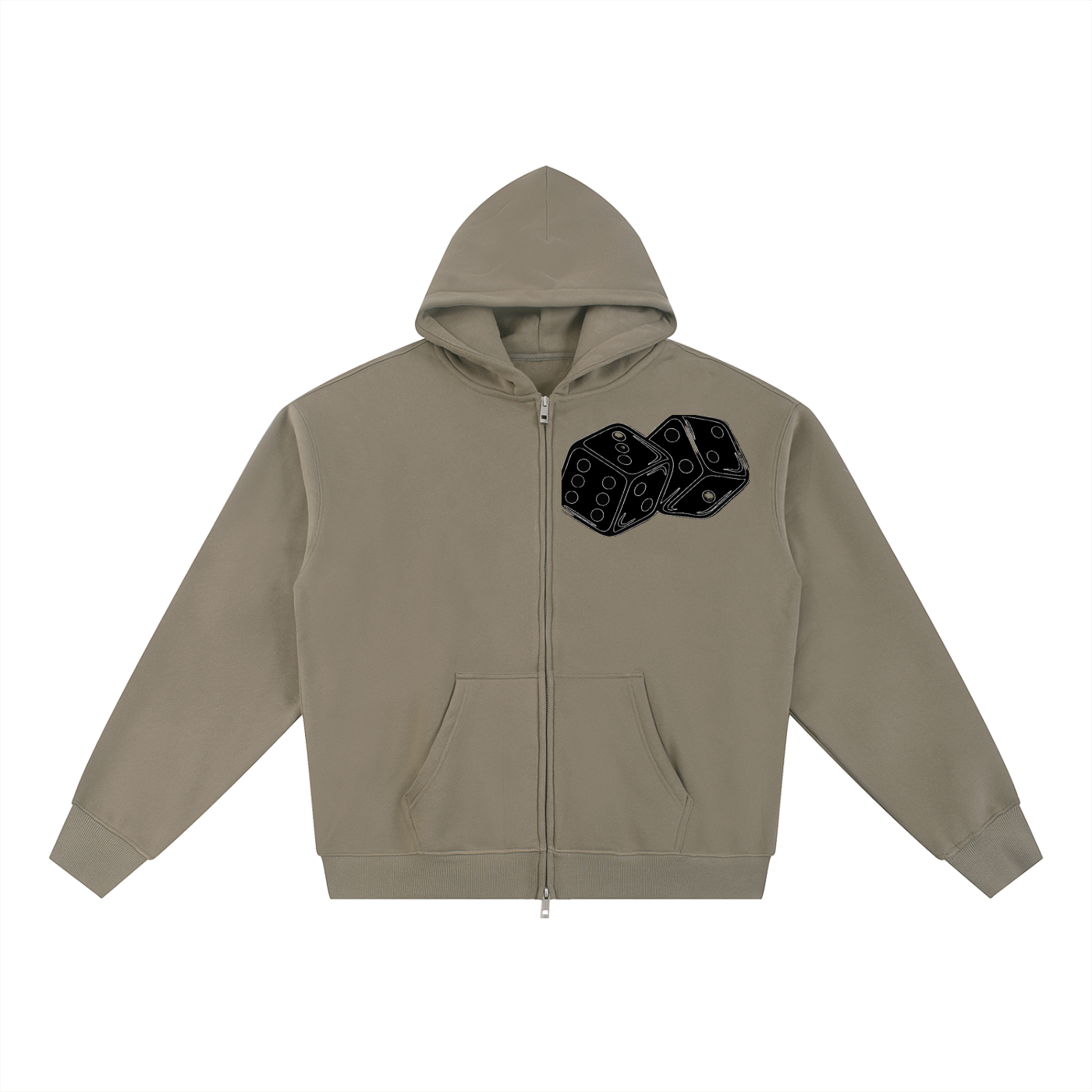 Essential Fleece Zip-Through Hoodie