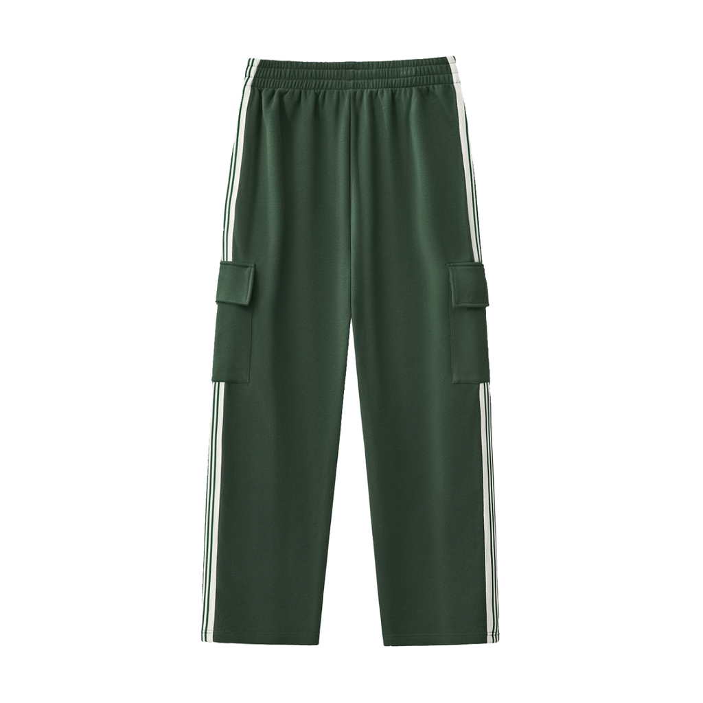 Side Stripe Straight-Leg Pants - ACE