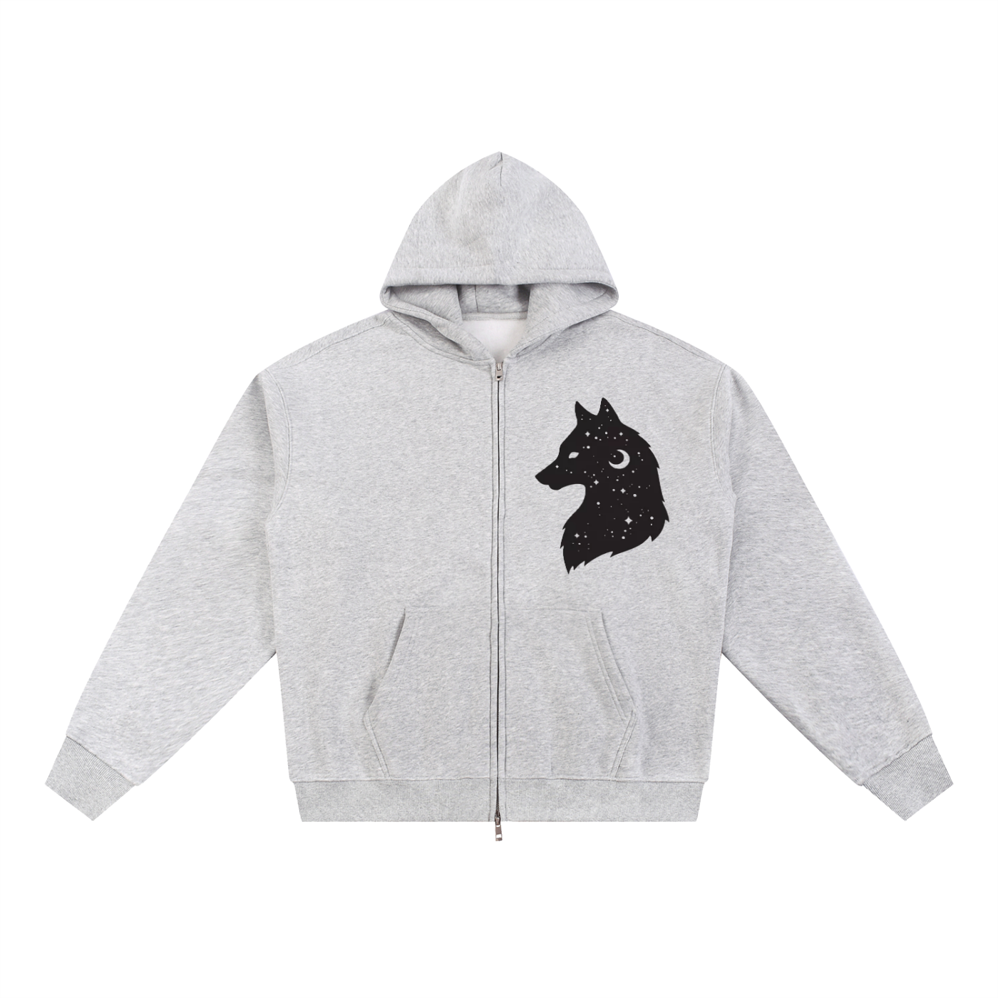 Essential Fleece Zip-Through Hoodie