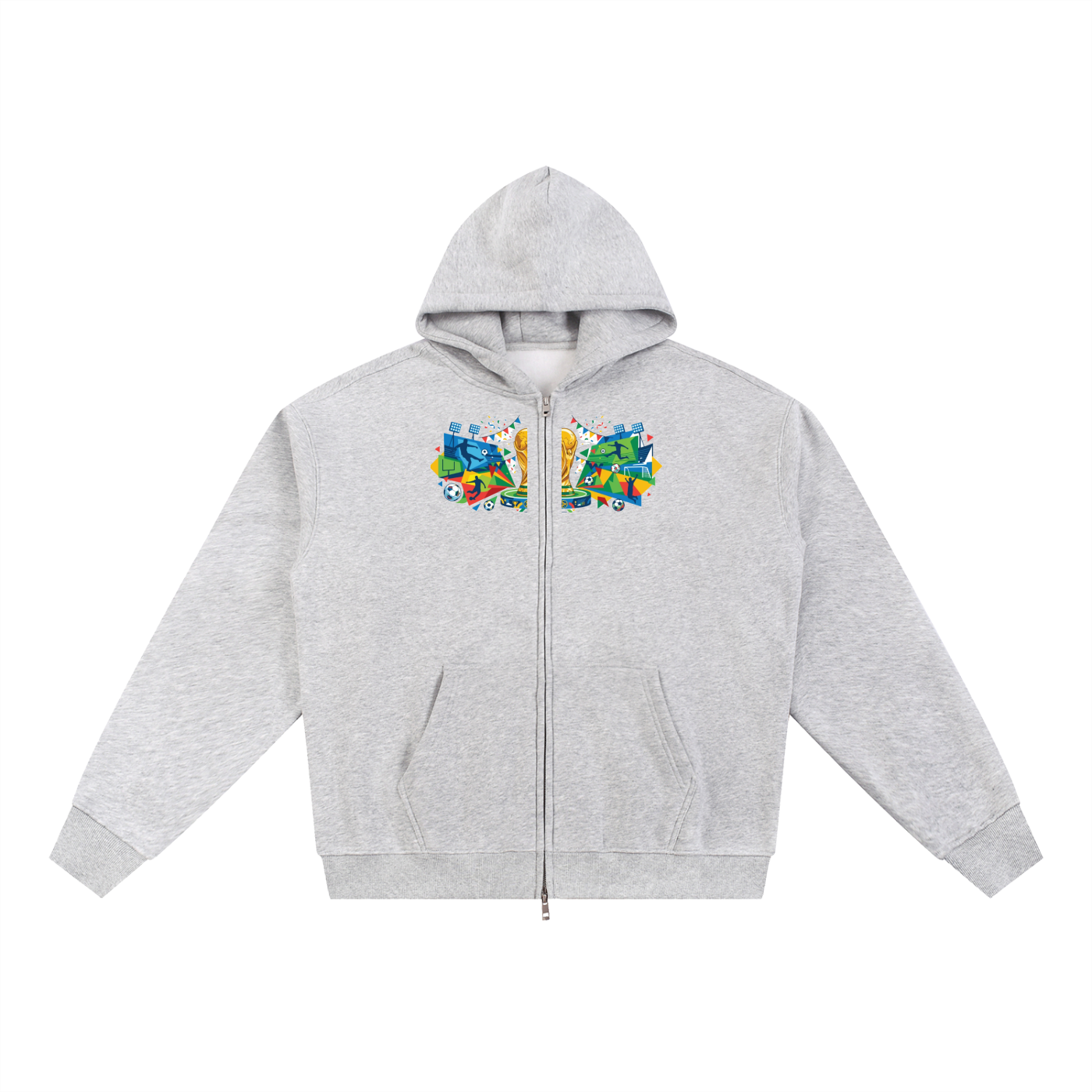 Essential Fleece Zip-Through Hoodie