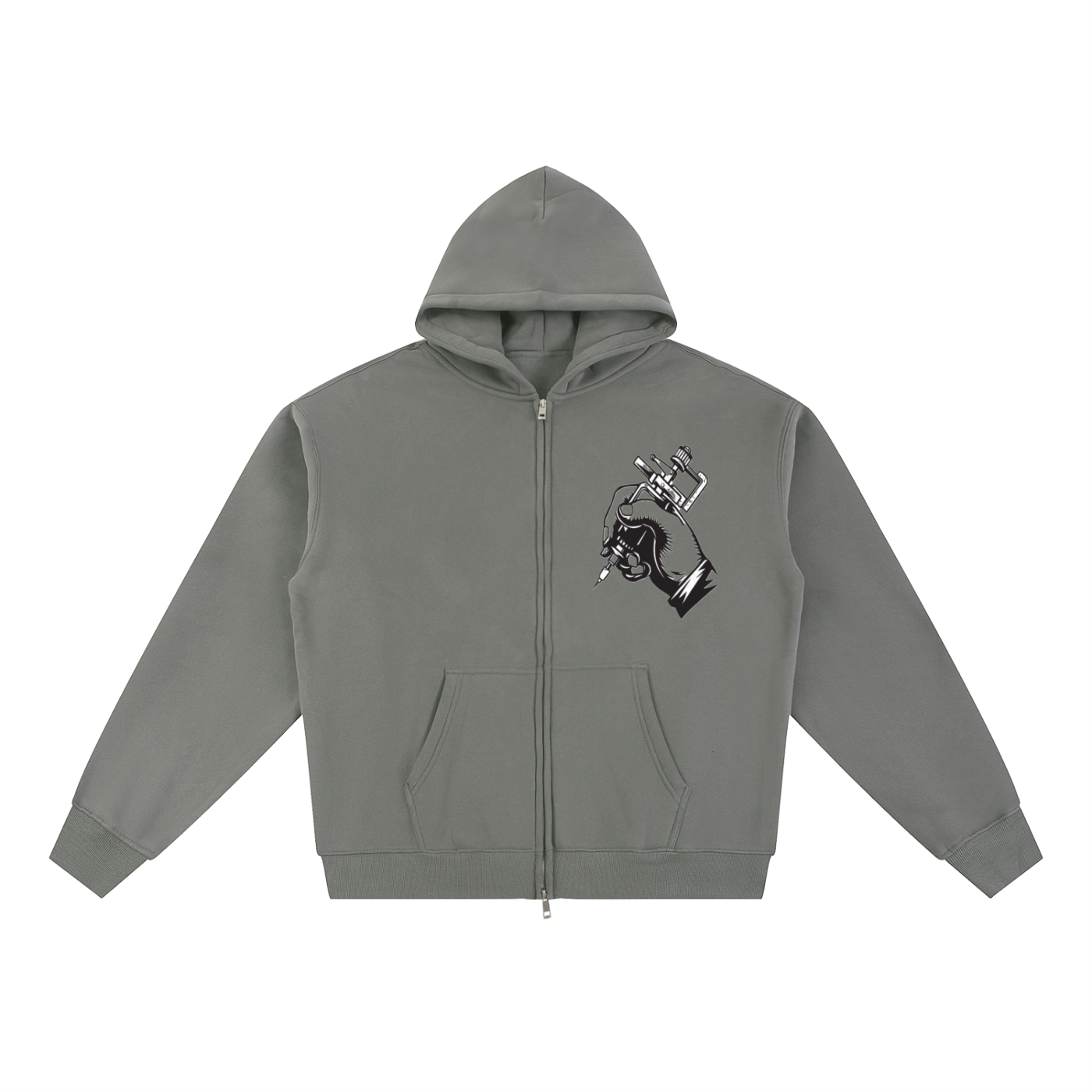 Essential Fleece Zip-Through Hoodie