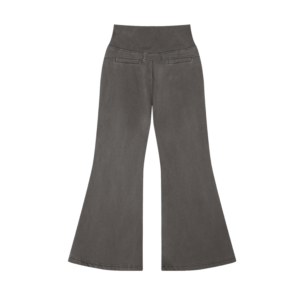 Vintage Washed Flared Fleece Pants - ACE