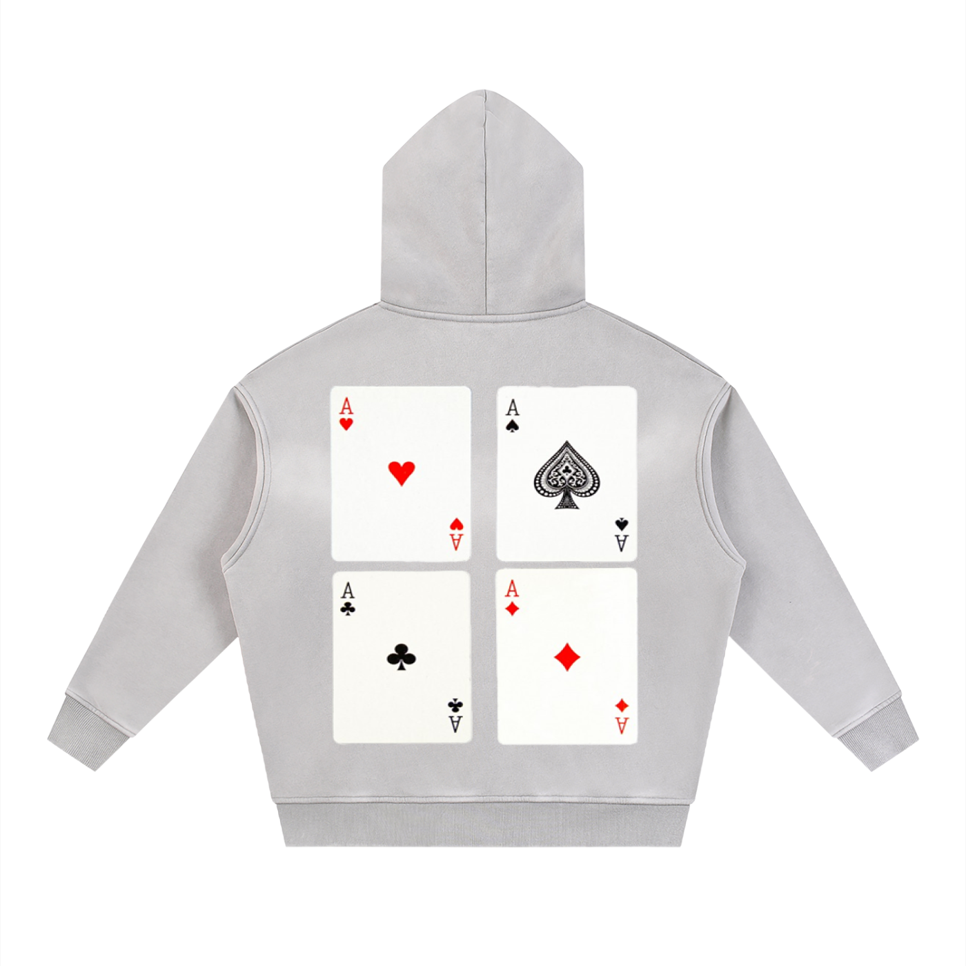 Sunfade Two-way Zipper Boxy Fleece Hoodie