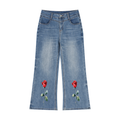 Women’s Vintage Wash Wide Leg Jeans