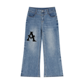 Women’s Vintage Wash Wide Leg Jeans
