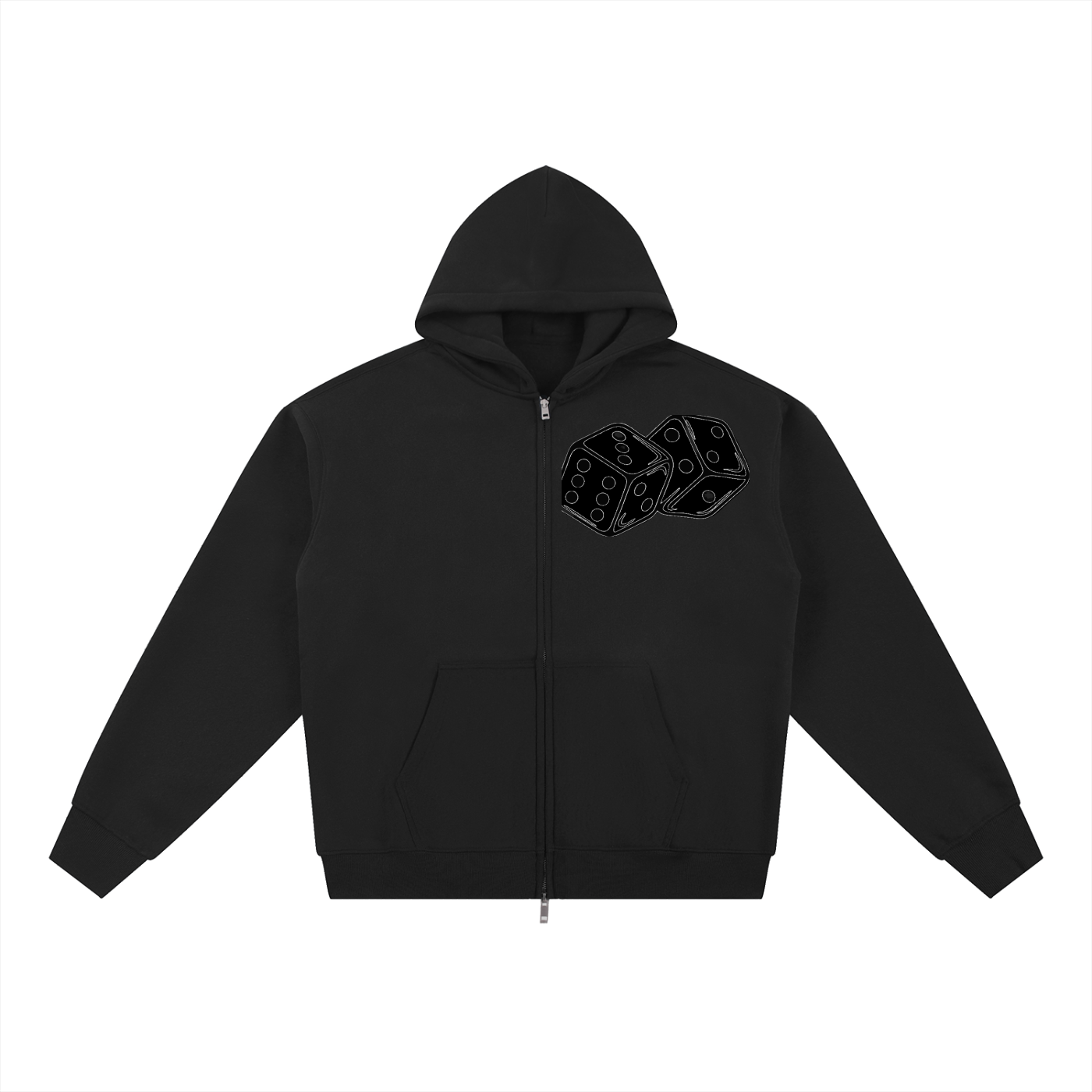 Essential Fleece Zip-Through Hoodie
