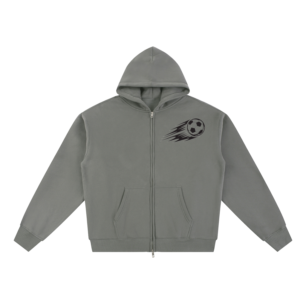 Essential Fleece Zip-Through Hoodie
