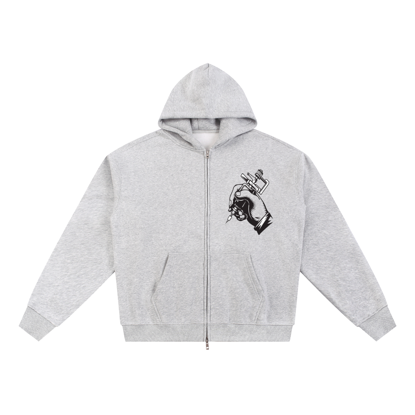 Essential Fleece Zip-Through Hoodie