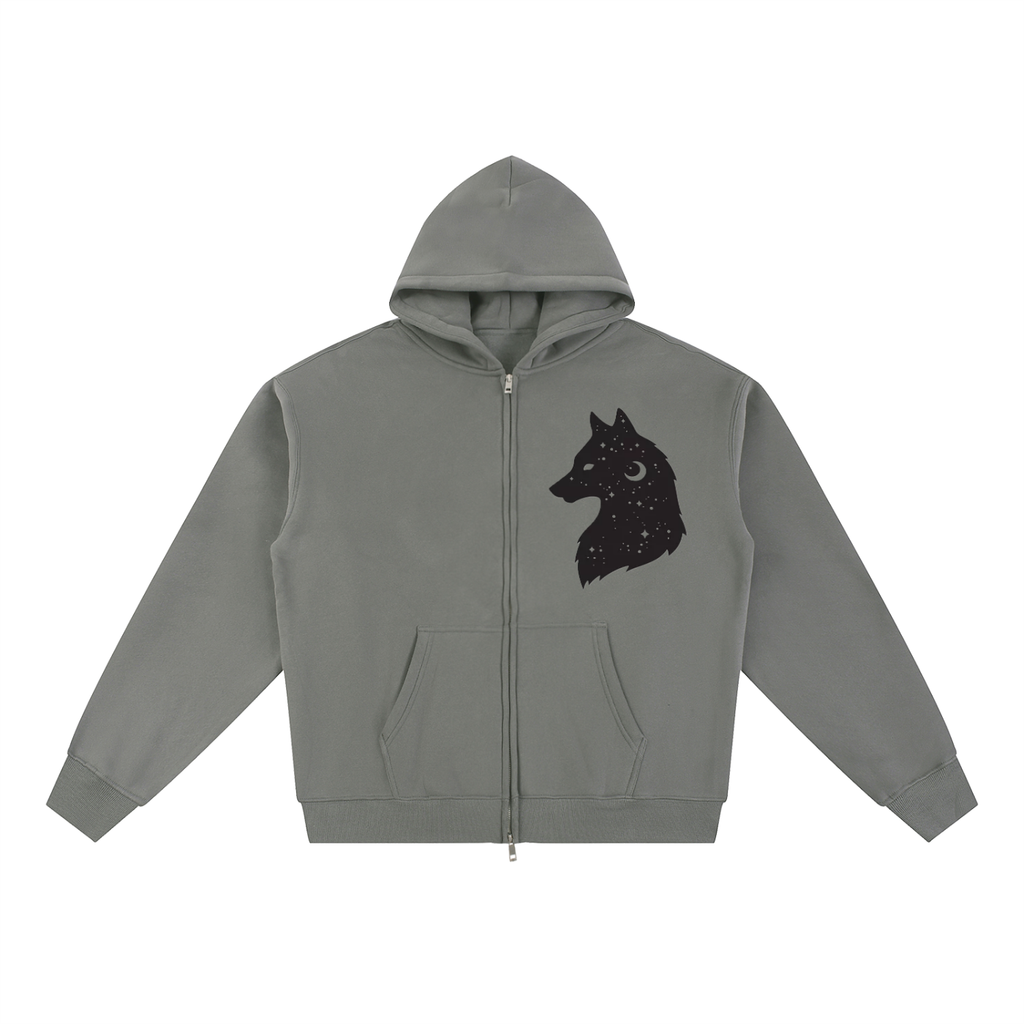 Essential Fleece Zip-Through Hoodie