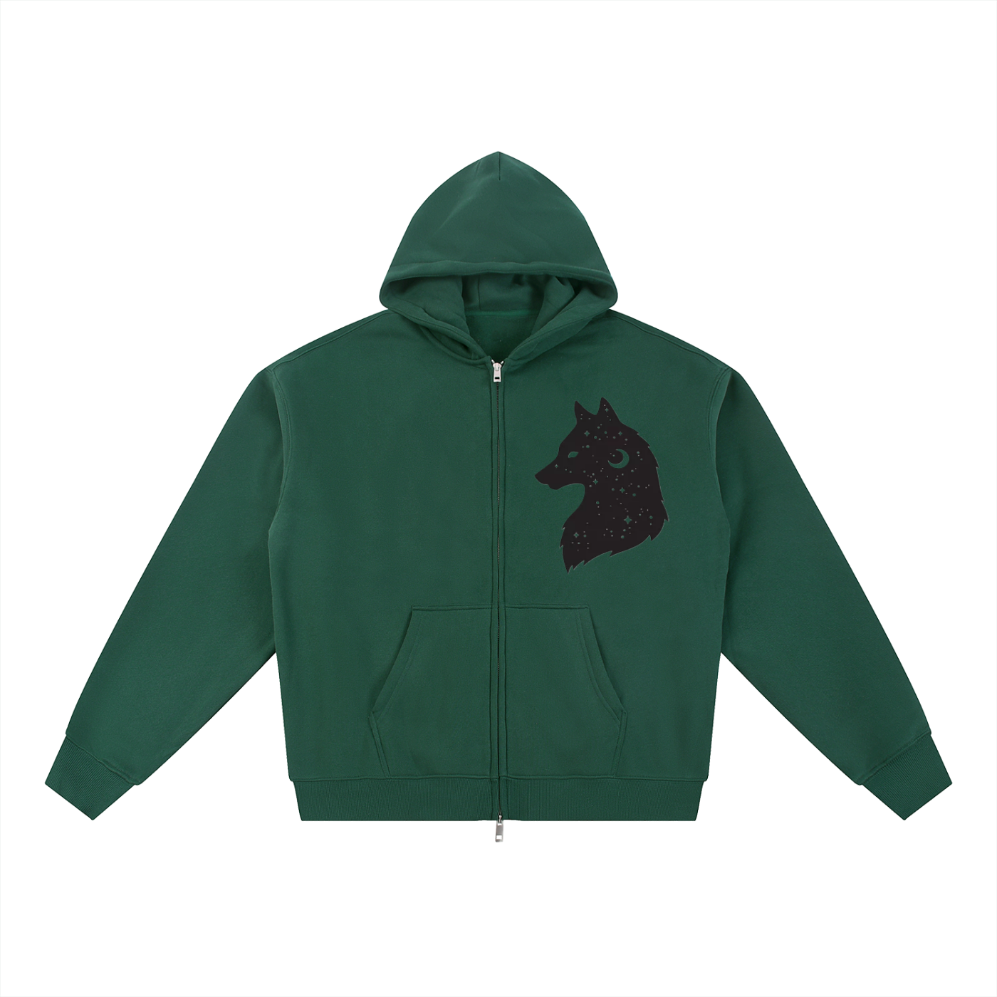 Essential Fleece Zip-Through Hoodie