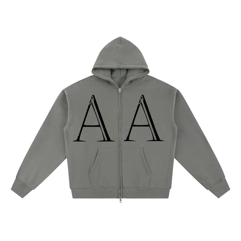 Essential Fleece Zip-Through Hoodie