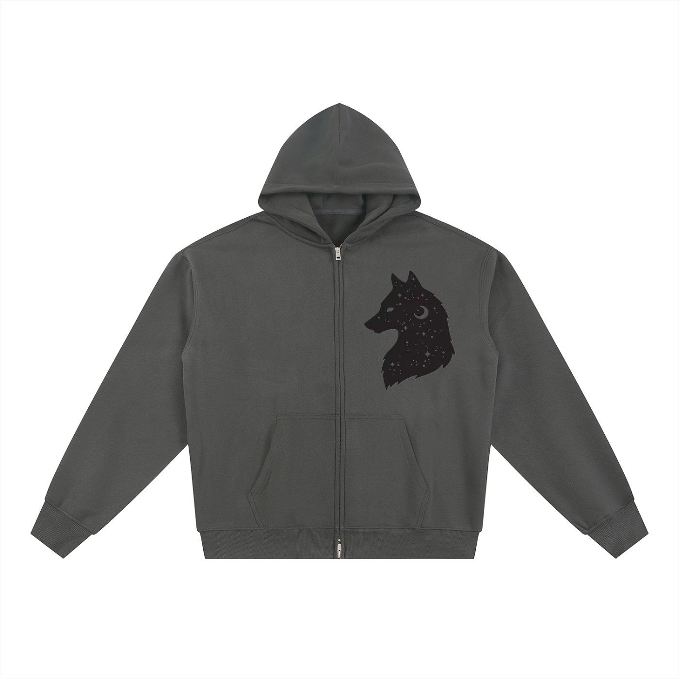 Essential Fleece Zip-Through Hoodie