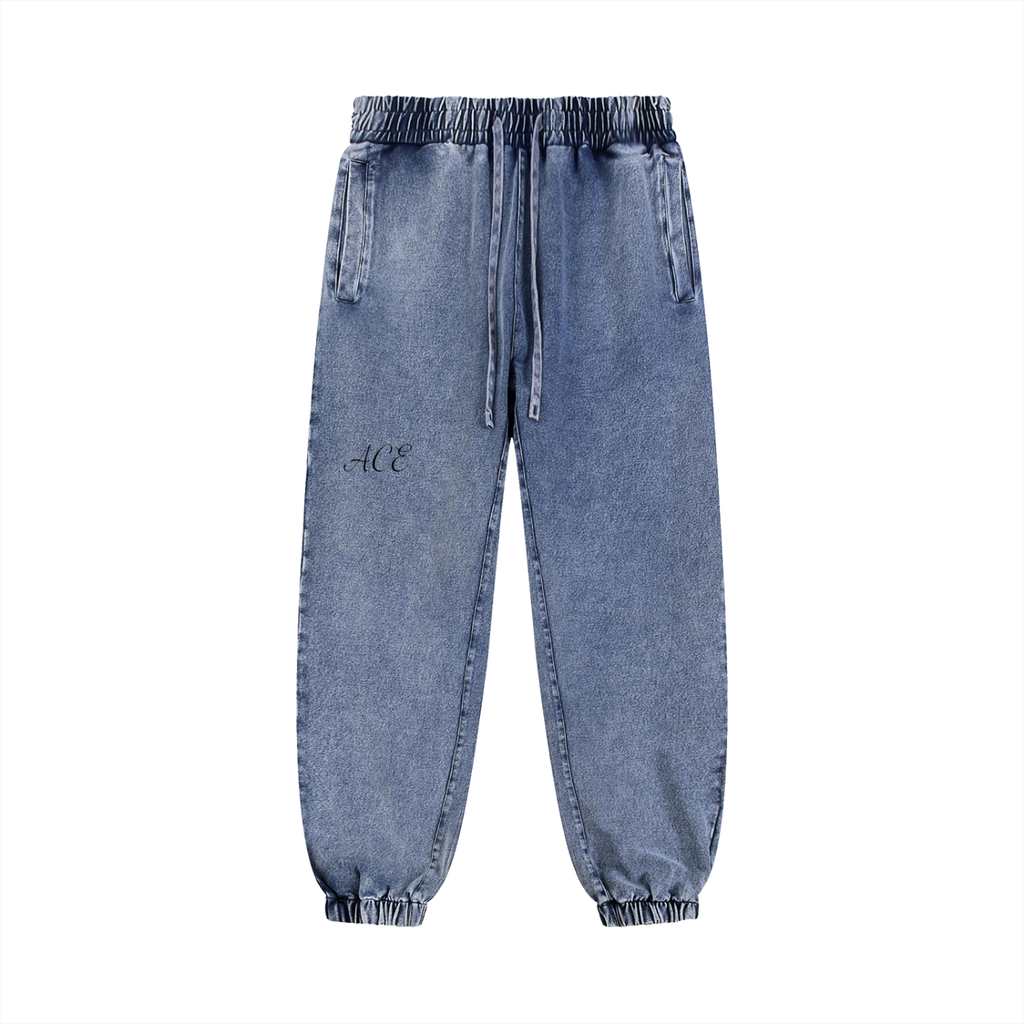 Snow Wash Jogged Sweatpants - ACE