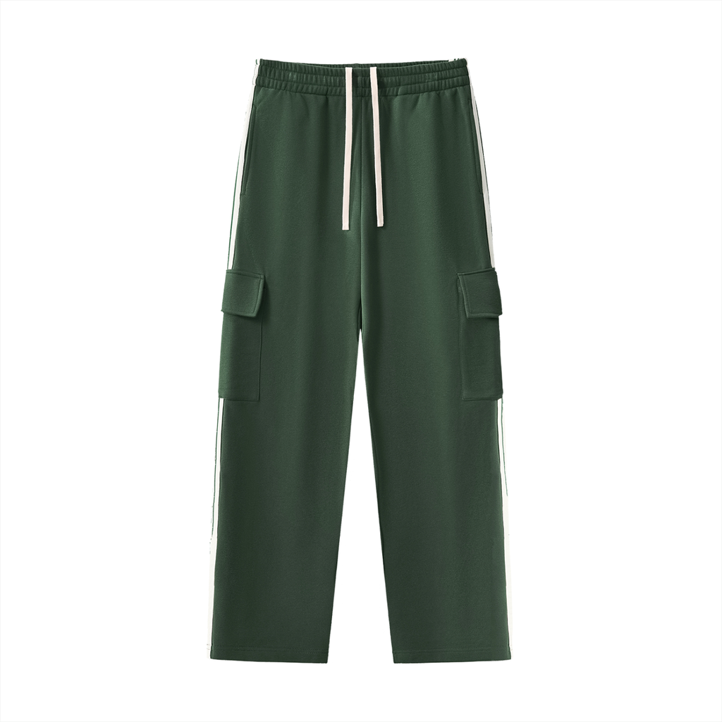 Side Stripe Straight-Leg Pants - ACE