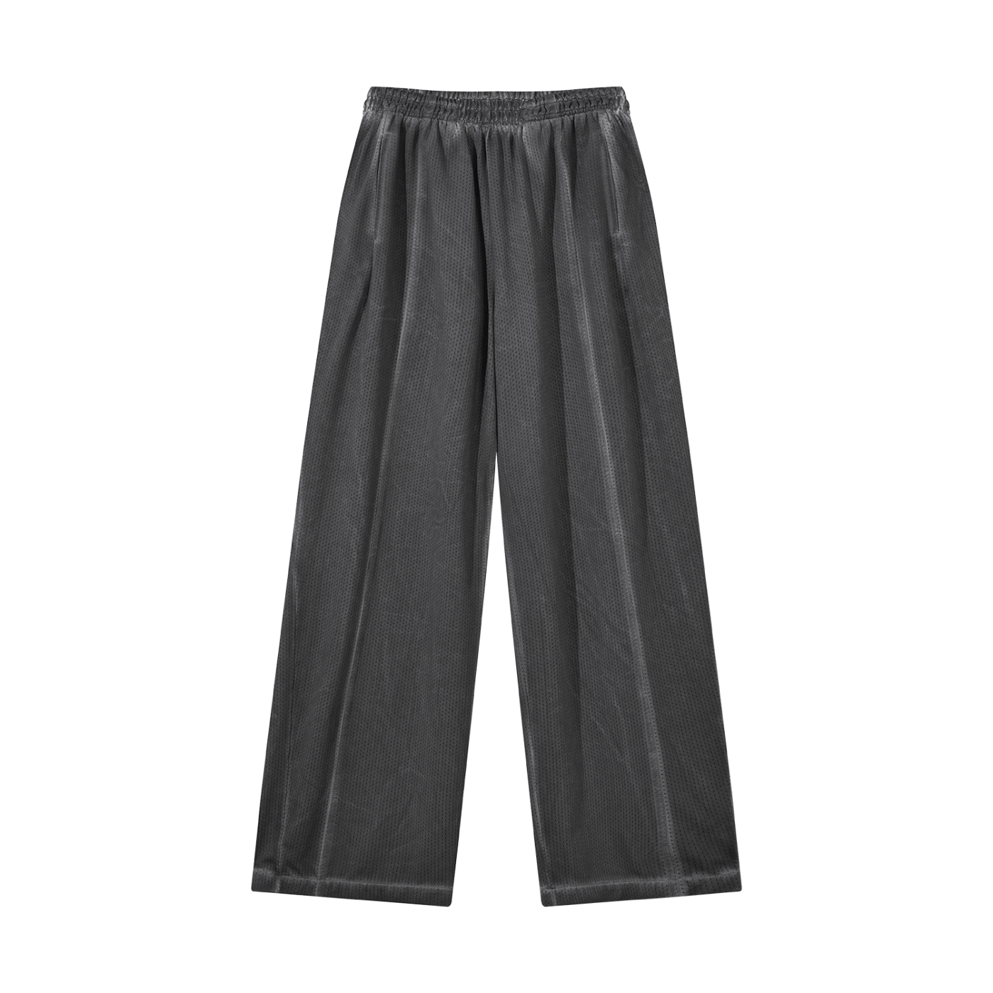 Unisex Vintage Wash Wide Leg Mesh Sweatpants - ACE