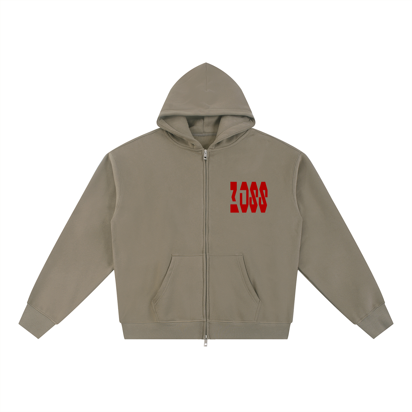 Essential Fleece Zip-Through Hoodie