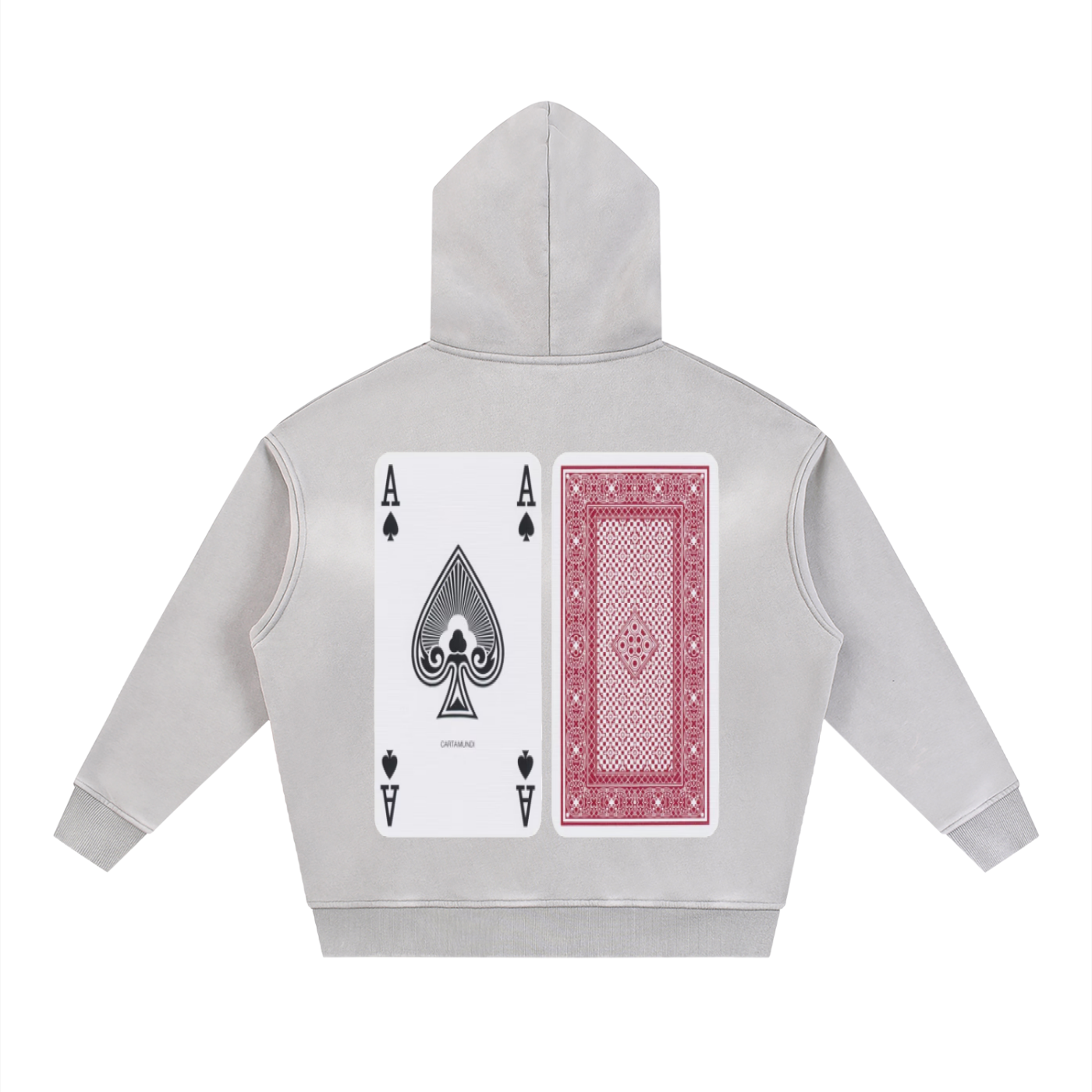 Sunfade Two-way Zipper Boxy Fleece Hoodie
