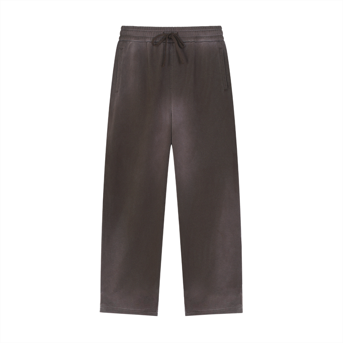 Sun Fade Raw Edge Straight-Leg Sweatpants - ACE