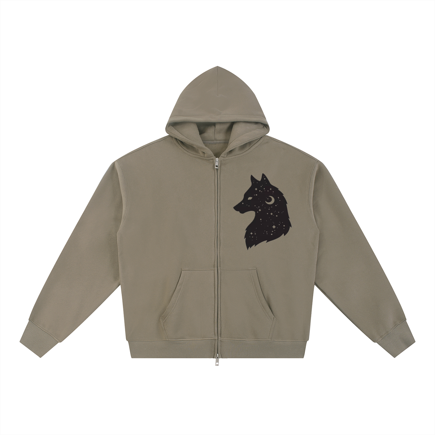 Essential Fleece Zip-Through Hoodie