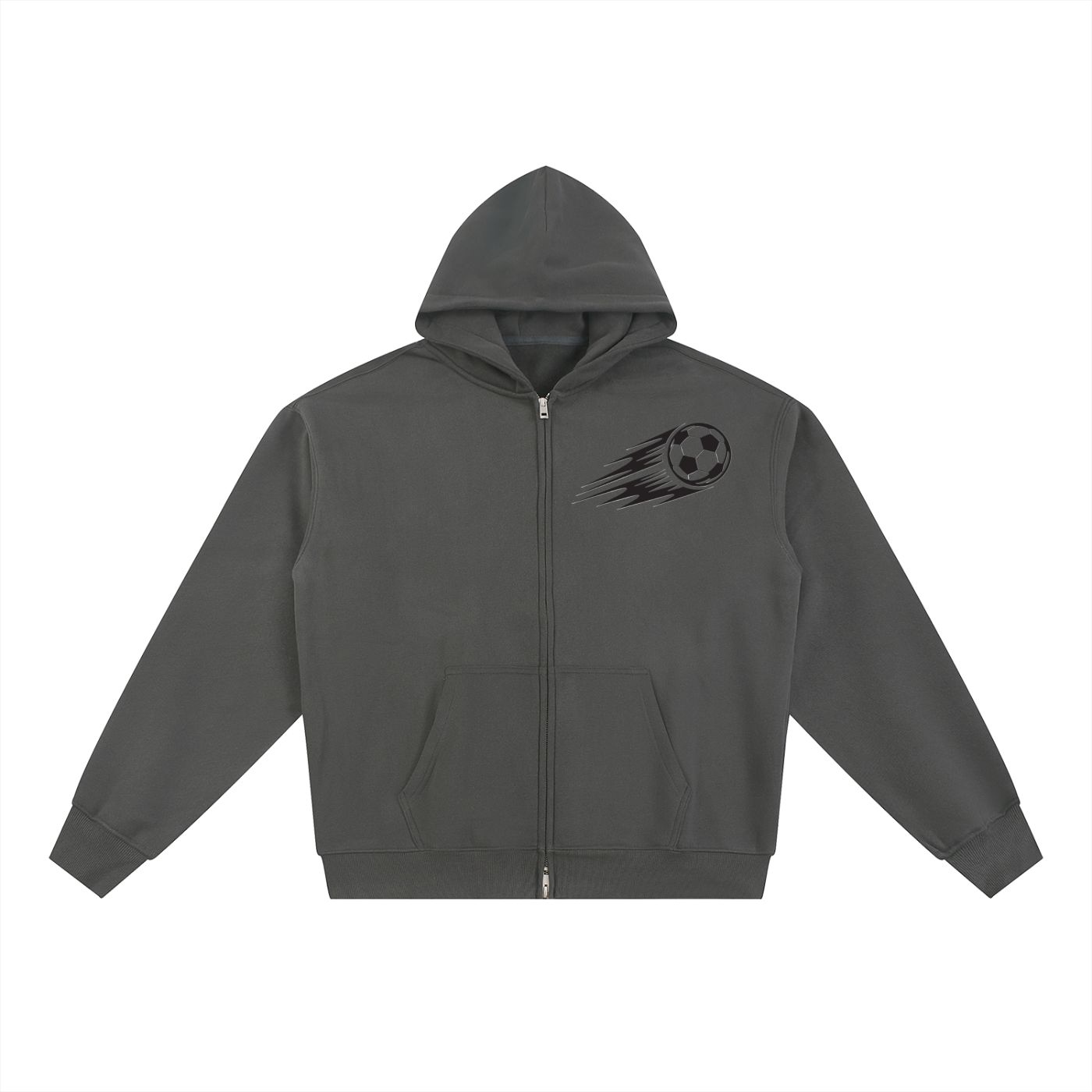 Essential Fleece Zip-Through Hoodie