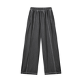Unisex Vintage Wash Wide Leg Mesh Sweatpants - ACE