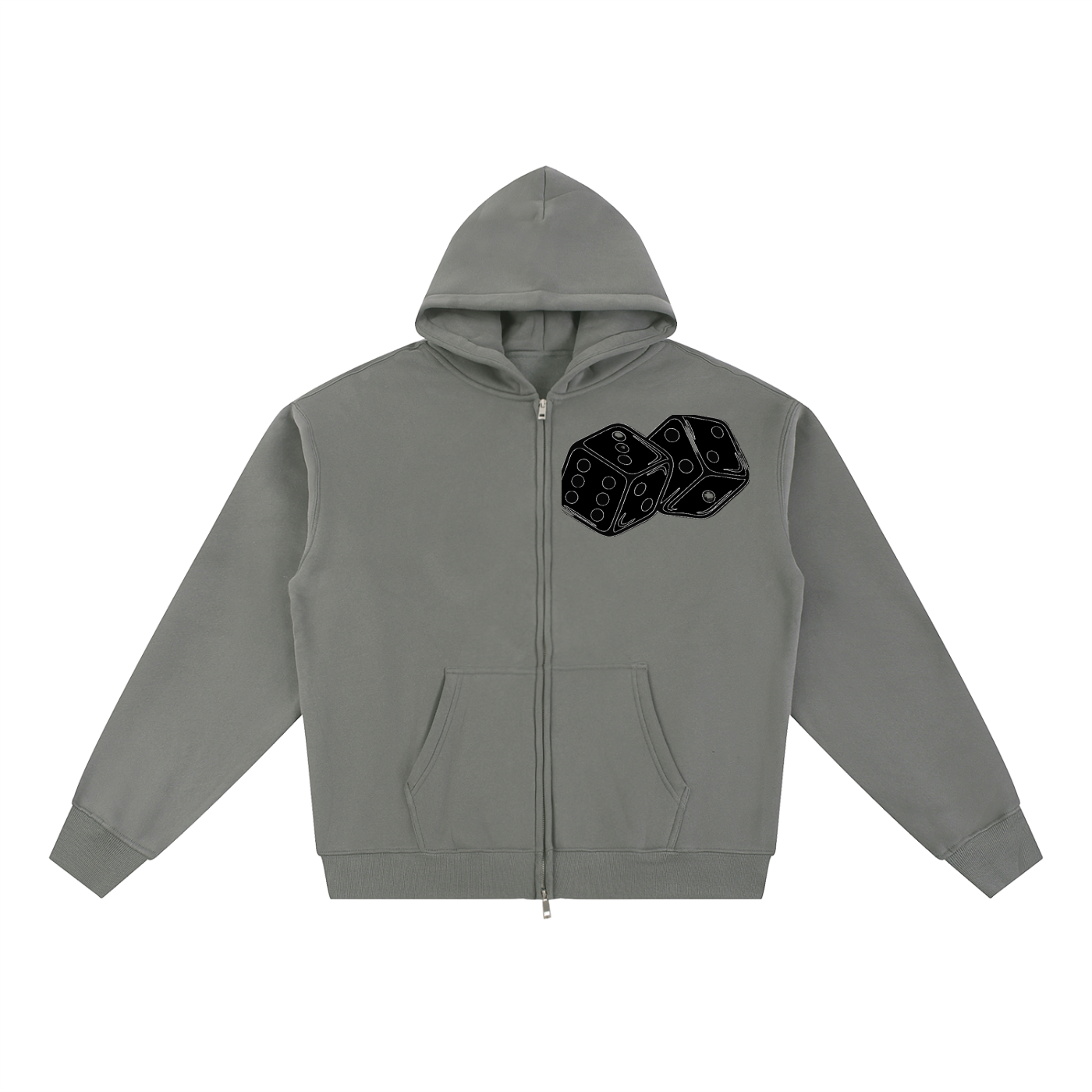 Essential Fleece Zip-Through Hoodie